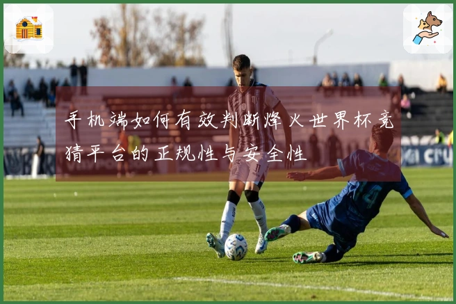手机端如何有效判断烽火世界杯竞猜平台的正规性与安全性